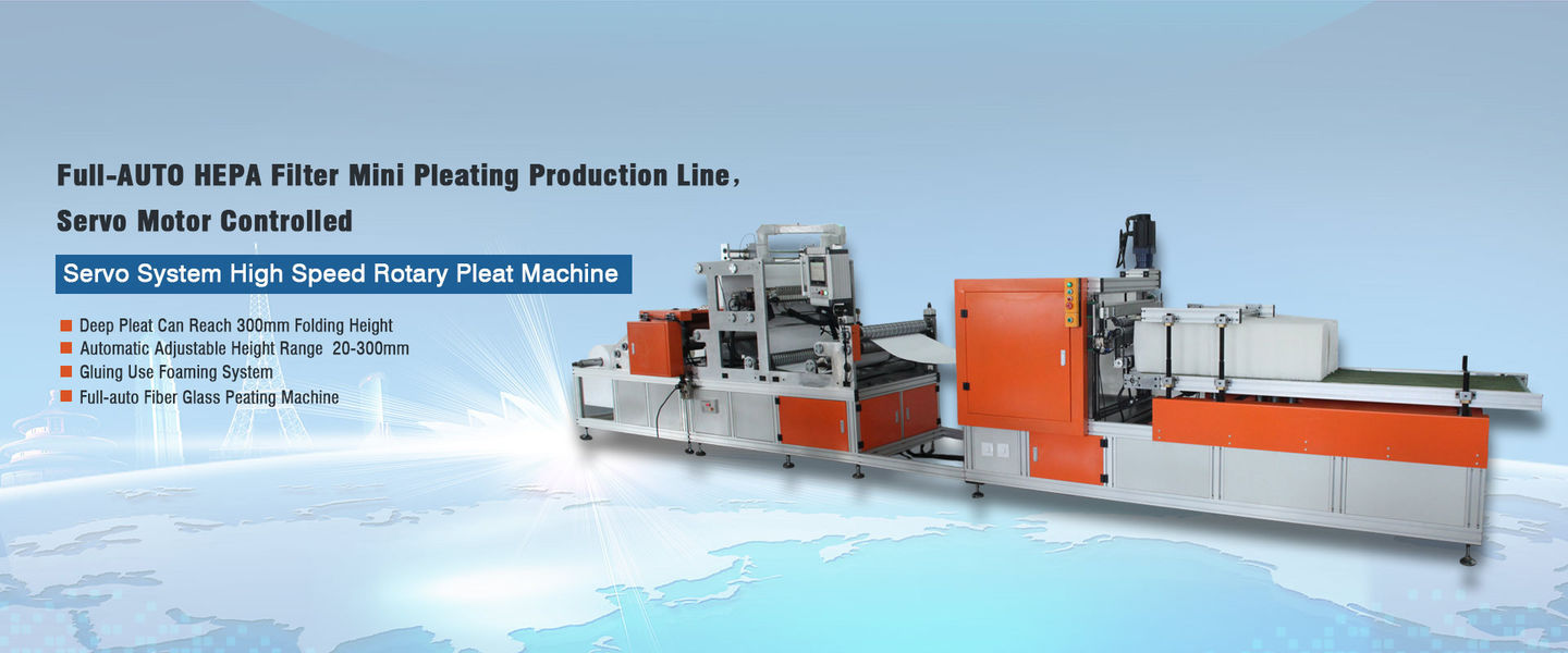 Filter Paper Pleating Machine