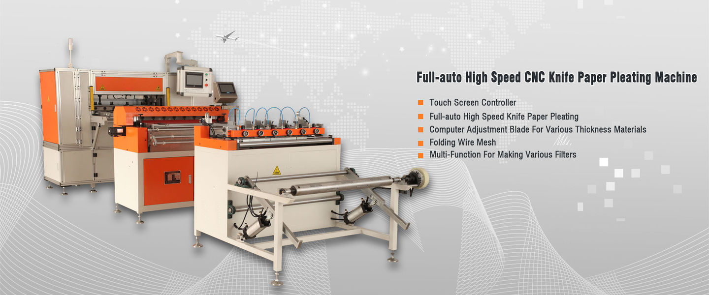 Glass Fiber Pleating Machine