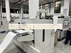 Knife Blade cutting Folding Pleating Production Line Oil Fuel Filters Making Machines Automatic CNC Knife Paper Folding Product Line