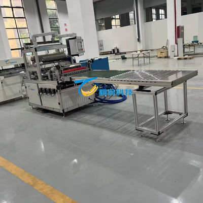 quality  1KW Air Filter Production Line 50HZ Knife Paper Pleating Machine 1300mm Working Width factory