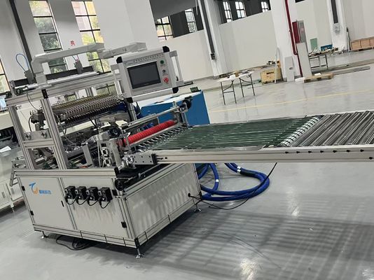 Pleated Paper Production Line Customized Filter Manufacturing Machine 50HZ With Gluing Machine