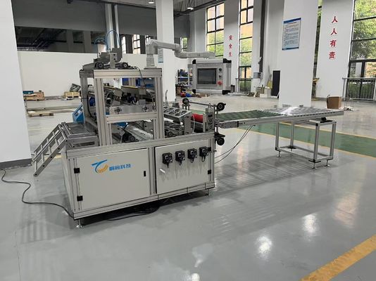 Highly Efficient Air Filter Pleating Machine 100pcs/min - 150pcs/min With A Laminating Production Line