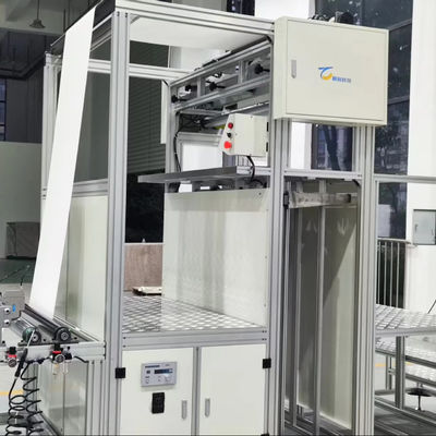 Non clapboard Glass Fiber Pleating Machine 240KW - 420KW Filter Paper Folding Machine