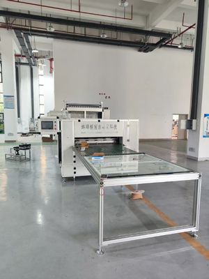 Non Partitioned Filter Paper Pleating Machine Pleated Paper Production Line 220V