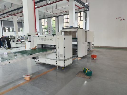 Non Partitioned Filter Paper Pleating Machine Pleated Paper Production Line 220V