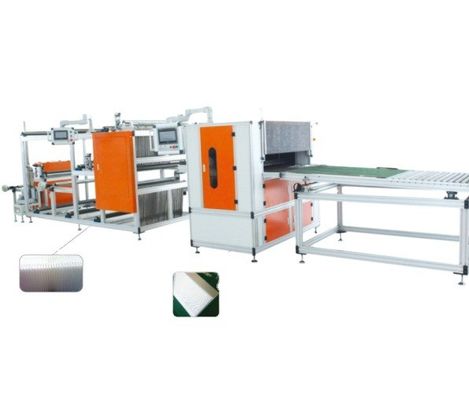 Automobile Filter Paper Folding Machine Fully Automatic Paper Pleating Machine 60KW