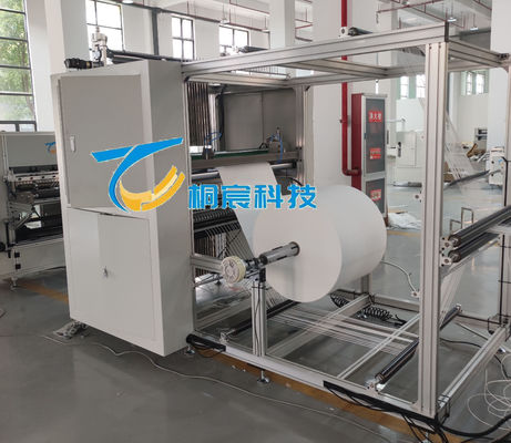 Servo Driven Filter Pleating Machine 80mm Diameter Glass Fiber Pleating Machine Customized