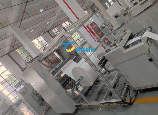 Servo Driven Glass Fiber Pleating Machine Intelligent Air Filter Production Line 223V