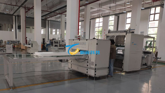 CNC Glass Fiber Pleating Machine High Precision Paper Pleating Production Line Customized