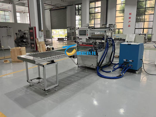 Full-auto Filter Glue Pleating HEPA Air Filters Hot Melt Adhesive Bonding Machine