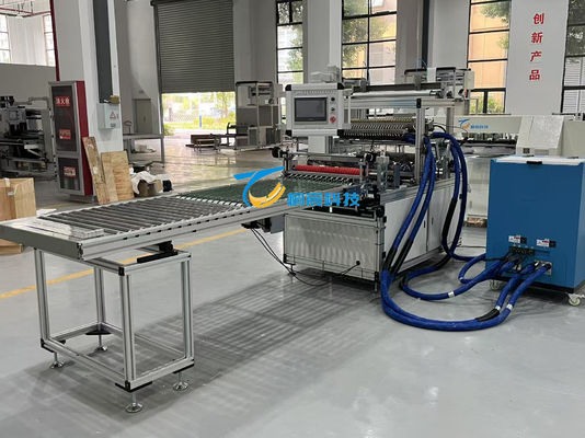 Full Auto Filter Production Equipment Gluing HEPA Pleating Machine 50HZ