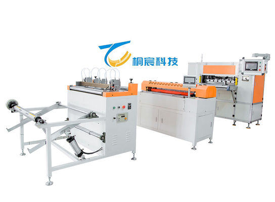 Fully Closed Loop Paper Production Line CNC Paper Pleat Machine Customized