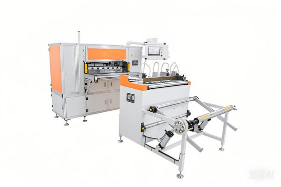0.6Mpa Car Air Filter Making Machine Pleat Grid Filter Knife Pleating Machine Customized