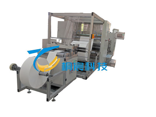 Industrial Grade Filter Pleating Machine Glass Fiber Slitting System Customized With An Automatic Feeding Rack