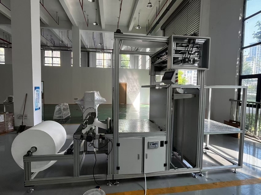 White Full-auto Paper Folding Machine With Partitions For Industrial