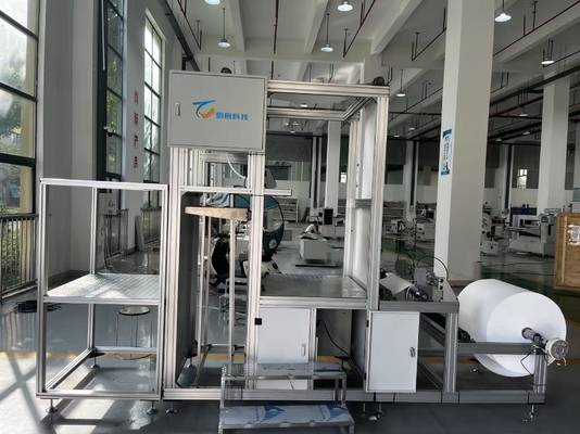 White Full-auto Paper Folding Machine With Partitions For Industrial