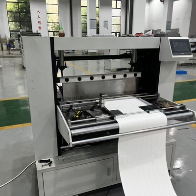 Large Air Filter Paper Folding Machine Feeding Speed 1.5m Per Min Adjustable