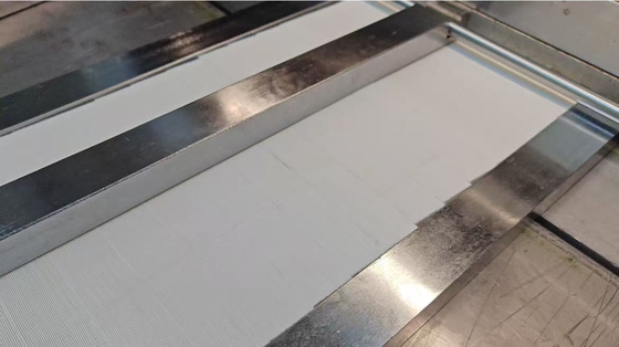 Large Air Filter Paper Folding Machine Feeding Speed 1.5m Per Min Adjustable