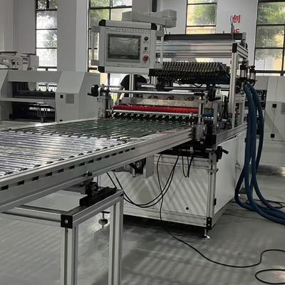 Glass Fiber Paper Pleating Machine Line Replacing Glue Line 
