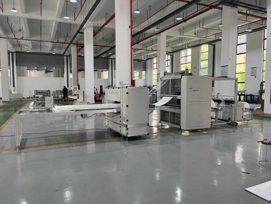 High Temperature Medium Efficiency Partition Filter Pleating Machine