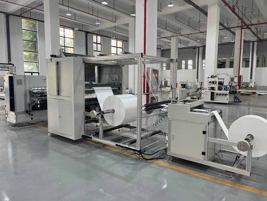 High-temperature Glass Fiber Pleating And Gluing Production Line.