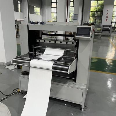 Full Automation Knife Paper Pleating Machine Adjustable Speed