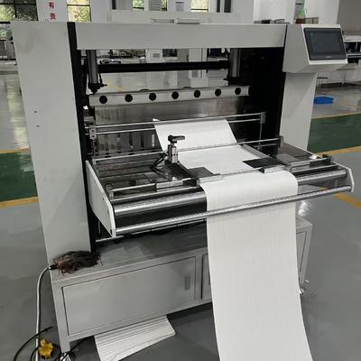 Full Automation Knife Paper Pleating Machine Adjustable Speed