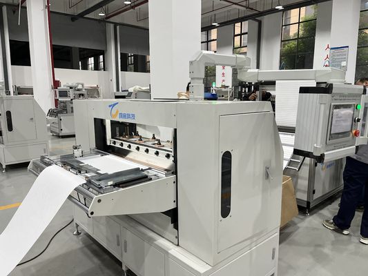 Knife Blade cutting Folding Pleating Production Line Oil Fuel Filters Making Machines Automatic CNC Knife Paper Folding Product Line