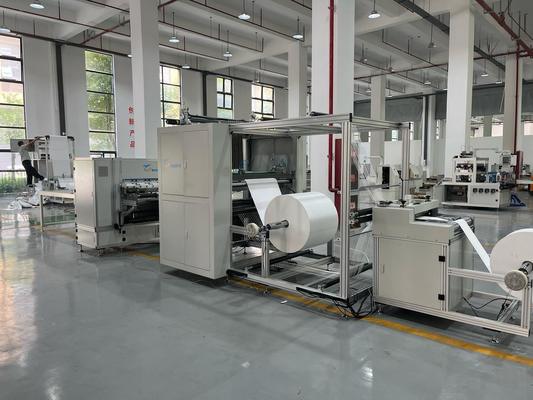 High-temperature Glass Fiber Pleating And Gluing Production Line.