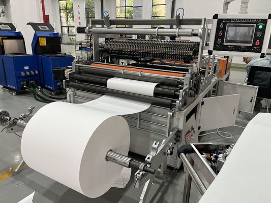 Efficient Siemens PLC Equipped Drum Folding Machine Paper Processing Roller Air Filter Folding Machine