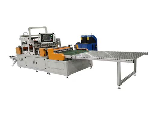 Full Automatic Mini  Without Partition  Filter Folding Gluing  Production Line For Fiberglass