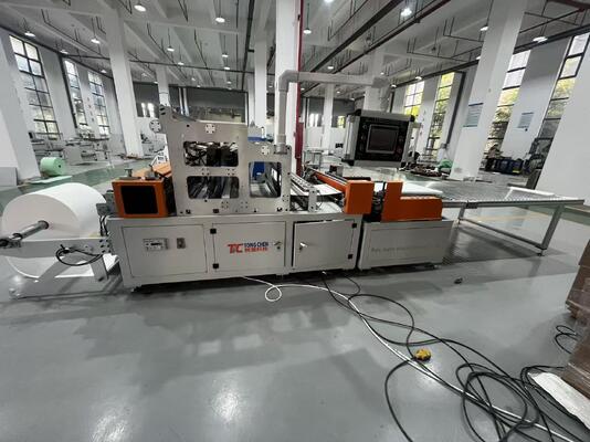 Computerized 300mm Pleat Height HEPA Mini Filter Pleating Machine Production Line