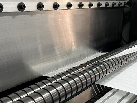 300mm Pleat Height High-tempurture Fiberglass Pleating Production Line