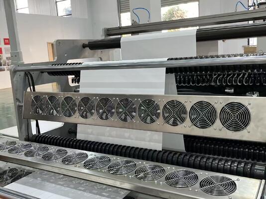 CE&ISO Cerfication Fully Autoatic Servo Motor Mini HEPA Filter Folding  And Gluing  Production Line