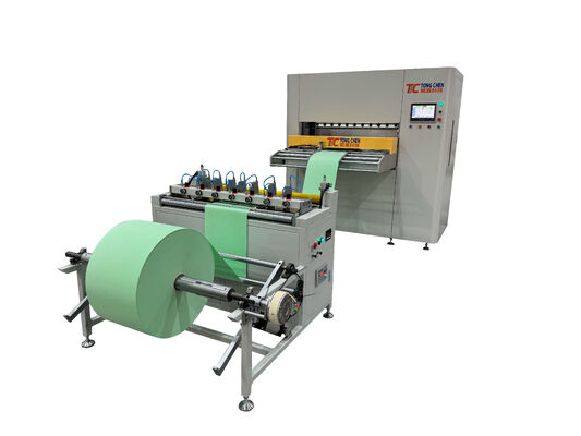 Seventh Generation 300mm Pleat Height Fully Automatic Pleating Production Line