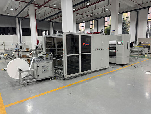 300mm Pleat Height High-tempurture Fiberglass Pleating Production Line