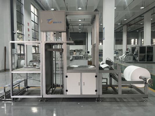 Fully Automatic Pleating Production Line For Air Filter Made With Fiberglass