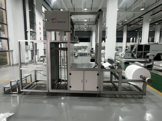 Fully Automatic Pleating Production Line For Air Filter Made With Fiberglass