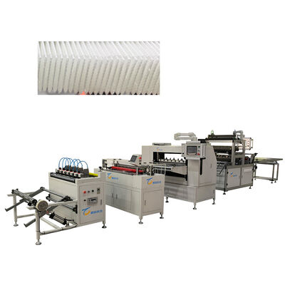 full Automatic Knife pleating Machine car filter Truck Filters  Filter Folding and gluing production line 