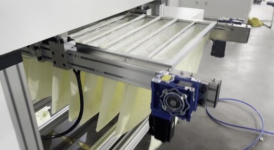 Computerized Pocket Filter Making Machine Air Filter Bags Making Machine High Efficiency