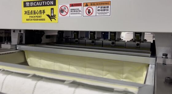 Computerized Pocket Filter Making Machine Air Filter Bags Making Machine High Efficiency