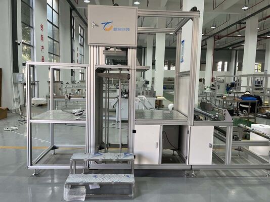Super-Fine and Highly-Efficient Fiberglass Pleating Machine With Partitions for Cleanroom Environments and Laboratory use