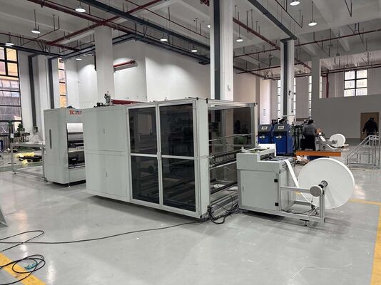 PLC Controlled Modular Fiberglass Filter Folding Production Line for Industrial Ventilation Systems With Flexible Customization