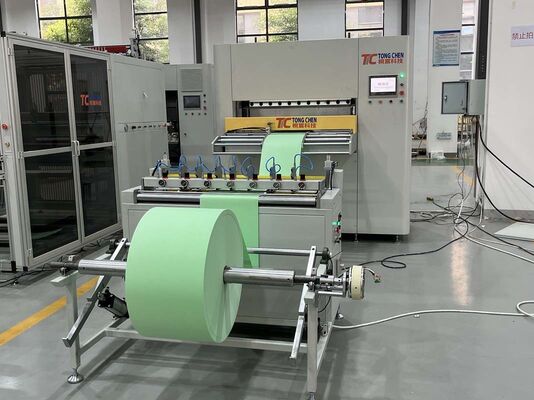 Performance-Optimized Large Pleating Height Full-auto Knife Type Filter Material Pleating Machine for Automotive Industry