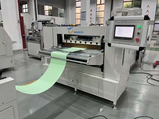 High-Capacity and Reliable Full-auto Servo Motored Knife-type Plating Machine Continuous High-Output Filter Production