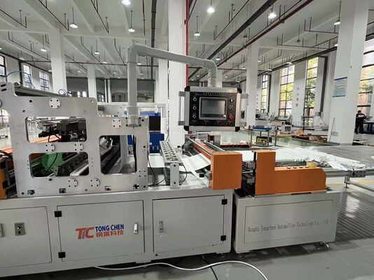 Efficient and Eco-friendly HEPA Filter Mini Folding and Gluing Production Line for High-Efficiency Manufacturing Processes