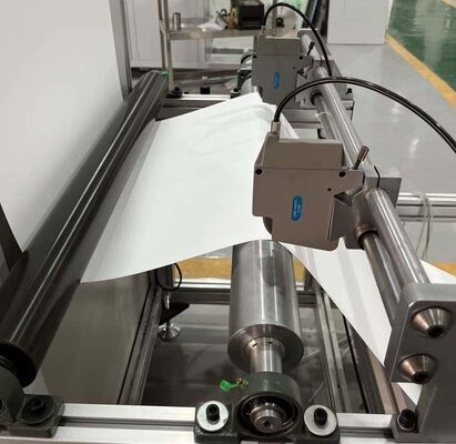 Separate HEPA Glass Fiber Pleating Machine High Precision Efficient Automatic Filter Media Folding Equipment