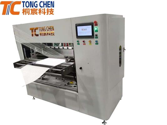 High-performance High-temperature Resistant Fiberglass HEPA Filter Element Pleating Machine With Automatic Monitoring Systems