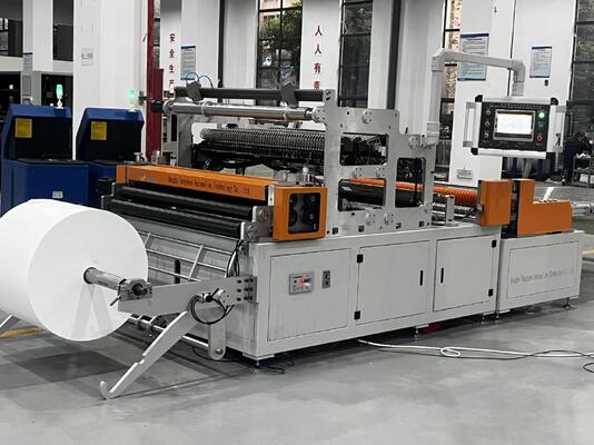 HEPA Mini Filter Pleating and Gluing Production Line-300mm Folding Height