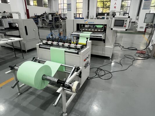 Precision Fully Automatic Blade Pleating and Gluing Equipment Production Line